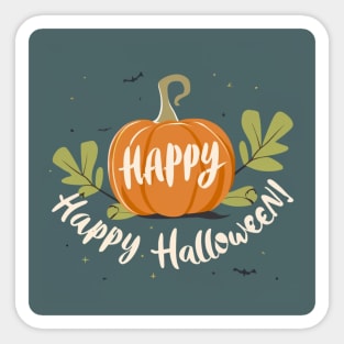 Happy Halloween pumpkin Sticker